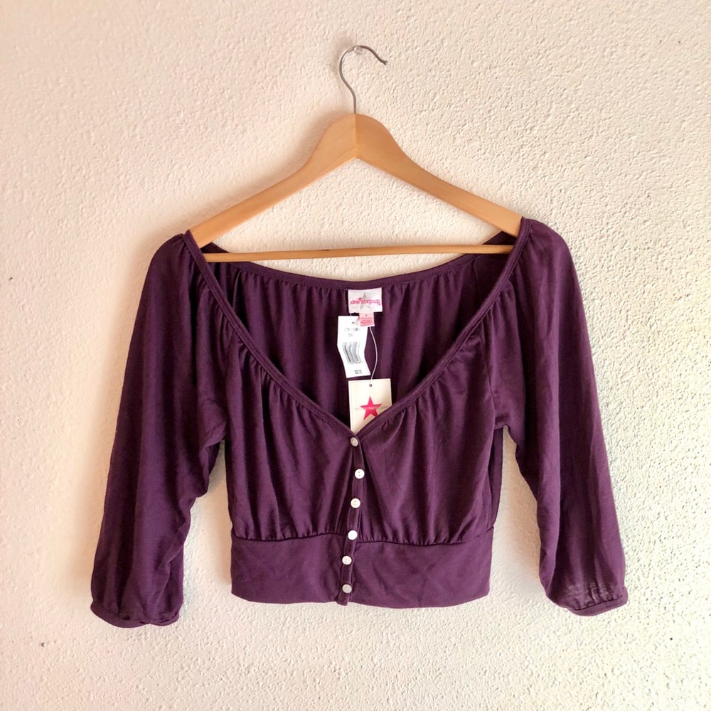 NWT ✨ Purple Crop Top